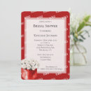 Search for red rose bridal shower invitations Chic