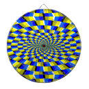 Search for blue and yellow dart dartboards Design