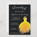 Search for yellow dress invitations Girly