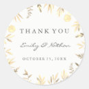 Search for golden wedding stickers Thank you