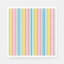 Search for rainbow napkins Stripes