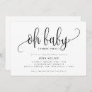 Search for black twins baby shower invitations Calligraphy