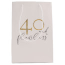 Search for 40th birthday gift bags Fortieth