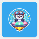 Search for cute penguin cartoon stickers Kawaii