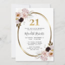 Search for rose gold 21st invitations Blush pink