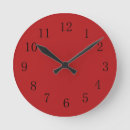 Search for red kitchen clocks Wall