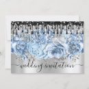 Search for silver glitter wedding invitations Floral