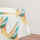 Search for teal and orange tablecloths Abstract