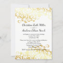 Search for anniversary reception invitations Gold