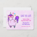 Search for unicorn save the dates Cute