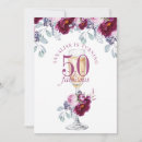 Search for burgundy and silver birthday invitations Elegant