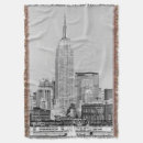 Search for new york city skyline blankets Landscapes