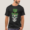 Search for st patricks day skull tshirts Clover
