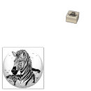 Search for zebra rubber stamps Wild animal