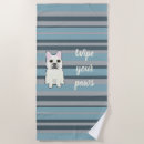 Search for french bulldog beach towels Frenchie
