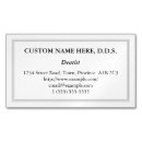 Search for dentist business cards Conservative