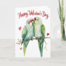 Search for parrots valentines day cards Birds
