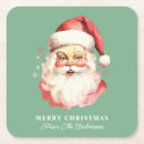 Search for vintage santa coasters Green