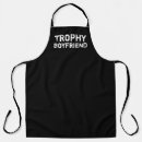 Search for boyfriends aprons Black and white