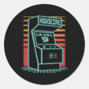 Search for videogame stickers Insert coin to play