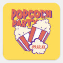 Search for popcorn favor stickers For kids