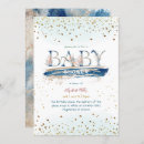 Search for navy and gold baby shower invitations For kids