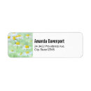Search for white daisy return address labels Summer