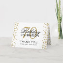 Search for 70th birthday thank you cards White