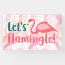 Search for pink flamingo banners Flamingos