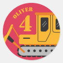 Search for construction workers stickers For kids