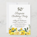 Search for yellow floral invitations Fifty