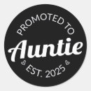 Search for auntie stickers Promoted to auntie