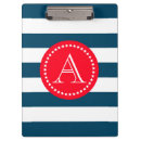 Search for navy blue clipboards Striped