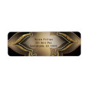 Search for black and gold address labels weddings Elegant