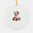 Search for frenchie christmas tree decorations Puppy
