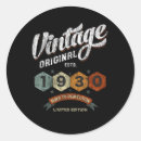 Search for 1930 stickers Birthday