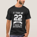 Search for 22nd birthday tshirts Joke