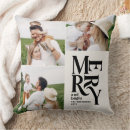 Search for unique christmas cushions Merry