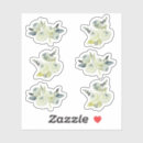 Search for winter flowers wedding stickers Navy blue