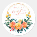 Search for watercolor flowers wedding stickers Rustic