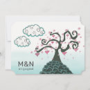 Search for tree engagement party invitations Modern