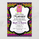 Search for baby monster invitations Green