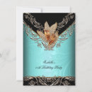 Search for womans 55th birthday invitations Gold