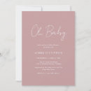 Search for baby girl shower invitations Modern