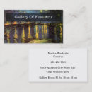 Search for art gallery business cards Artistic