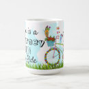 Search for life is a journey mugs Typography
