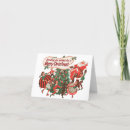 Search for vintage dancing cards Santa