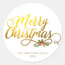 Search for gold holly stickers Wreath