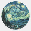 Search for starry night painting stickers Stars