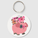 Search for piglets key rings Kawaii